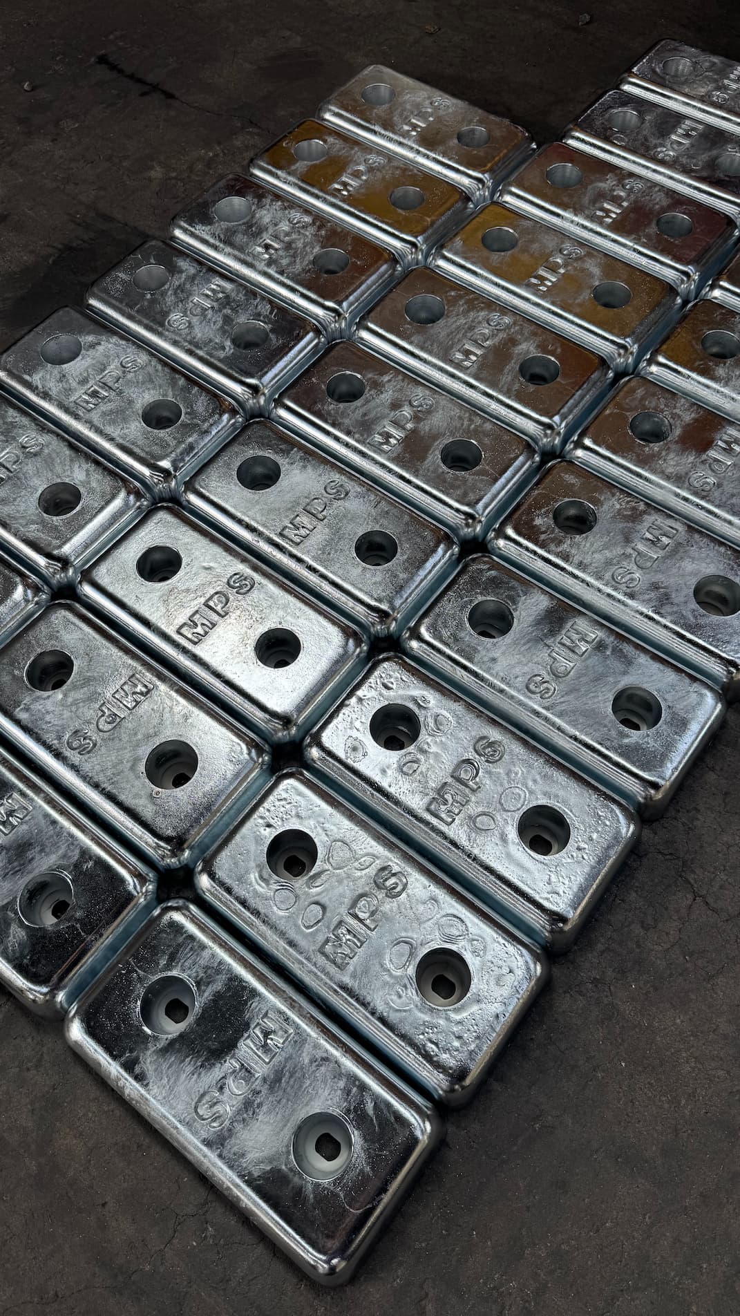 Bolt on anodes manufactured by MPS in Christchurch, NZ. Available in aluminium and zinc.